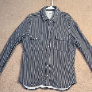 Taylor Stitch Hickory Striped Glacier Shirt